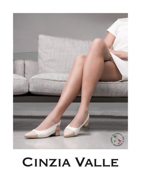 CINZIA VALLE 9076 SANDALO DONNA PELLE BIANCA|Shoe Center